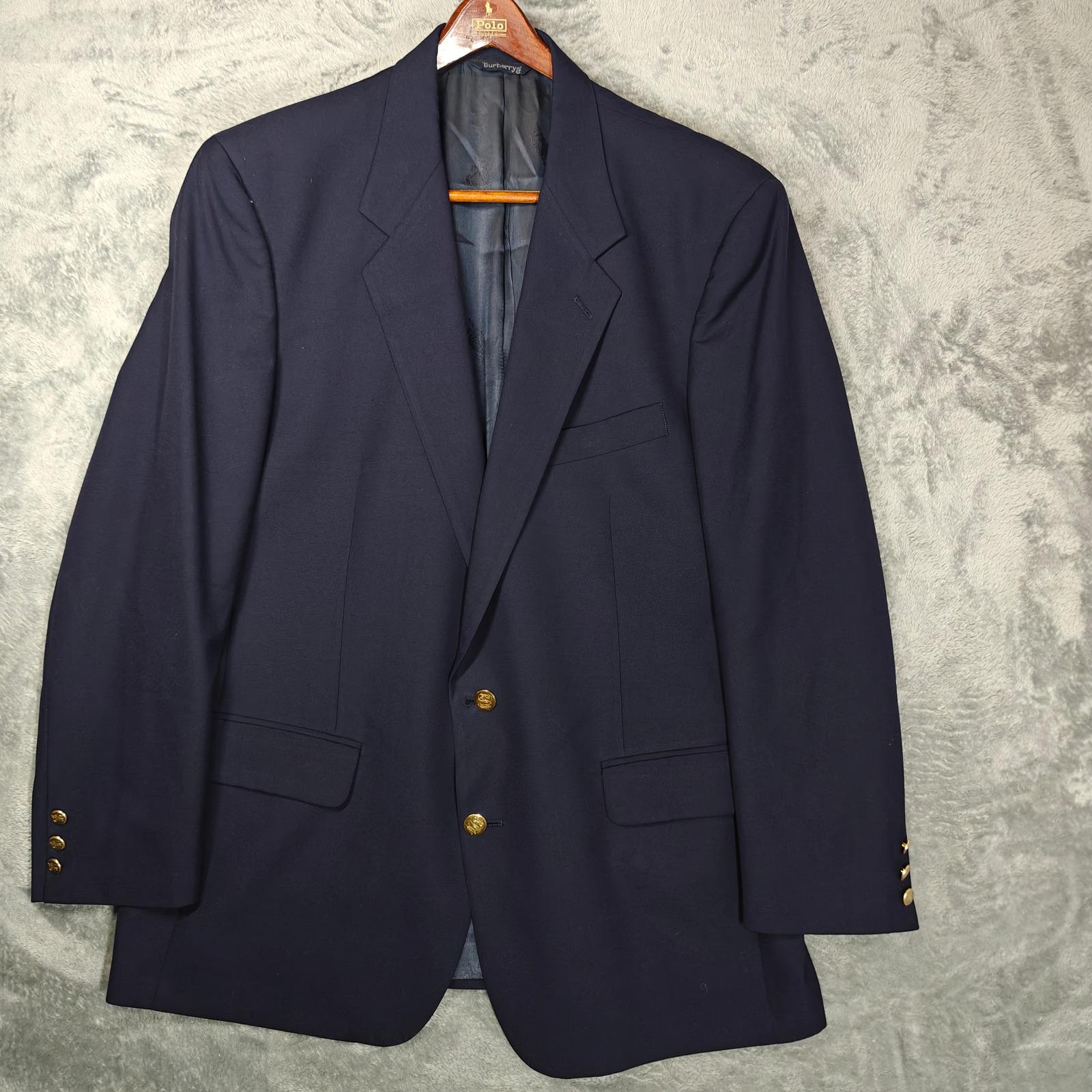 90s Burberrys シングルセットスーツ ネイビーブルー/VW176 il_fullxfull.8657749004_ftsf.jpg