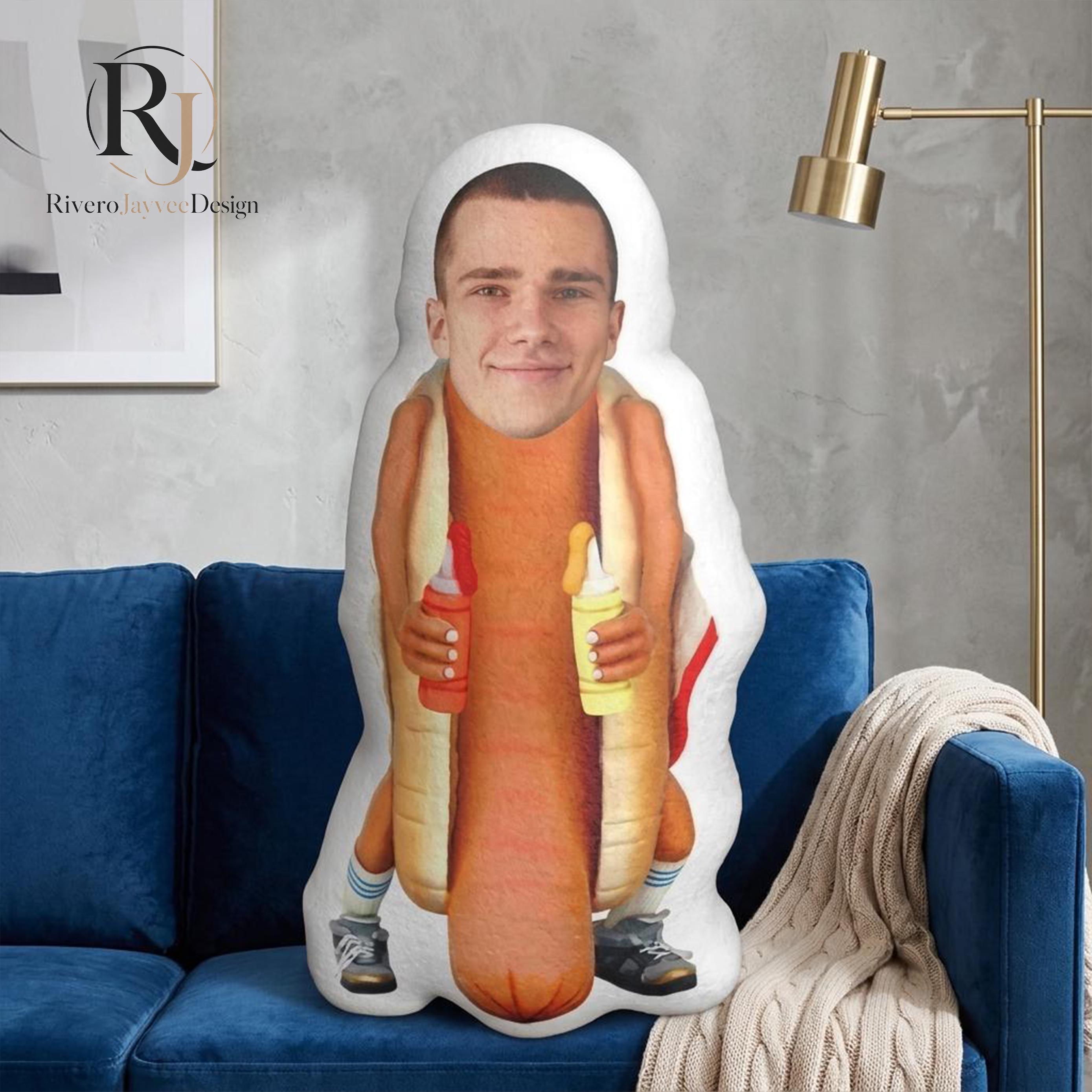 Hot Dog Pillow - Etsy