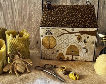 Bees Sanctuary stitching box PDF