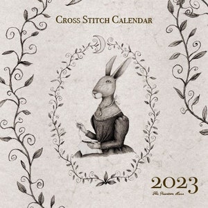 CROSS STITCH CALENDAR 2023 image 1