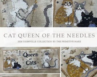 Cat Queen of the needles - instant