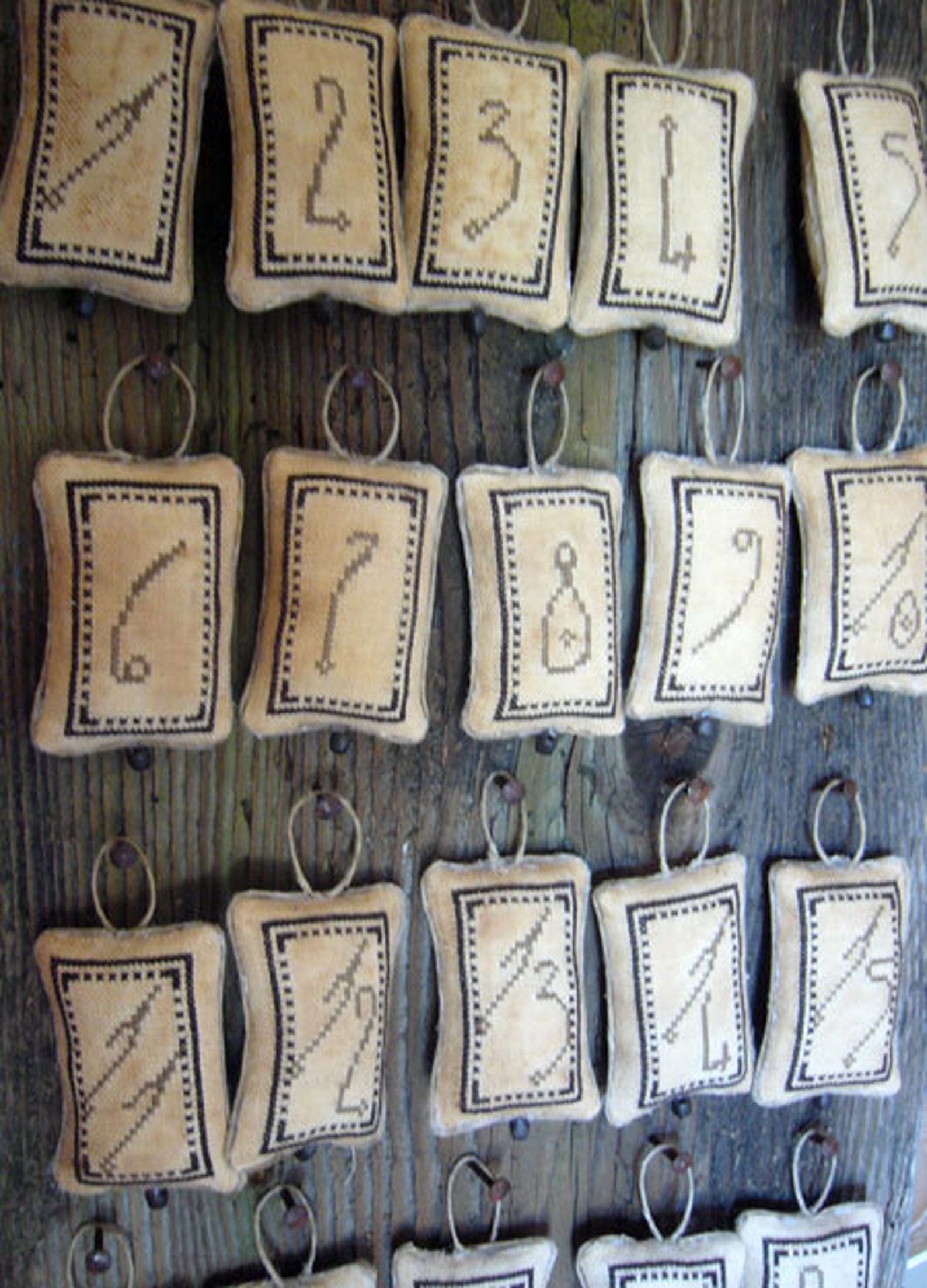 Whimsical Advent Calendar PDF Etsy