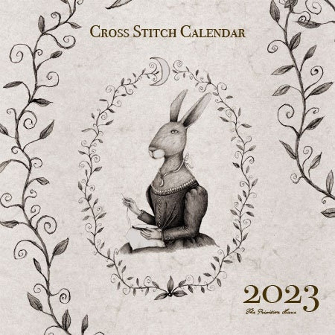 CROSS STITCH CALENDAR 2023 Etsy