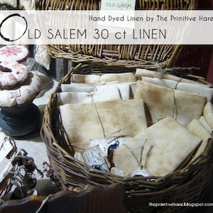 Linen: Old Salem linen BIG CUT