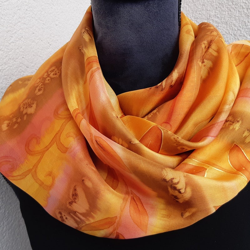 Burnt Orange Silk Taffeta Debutante