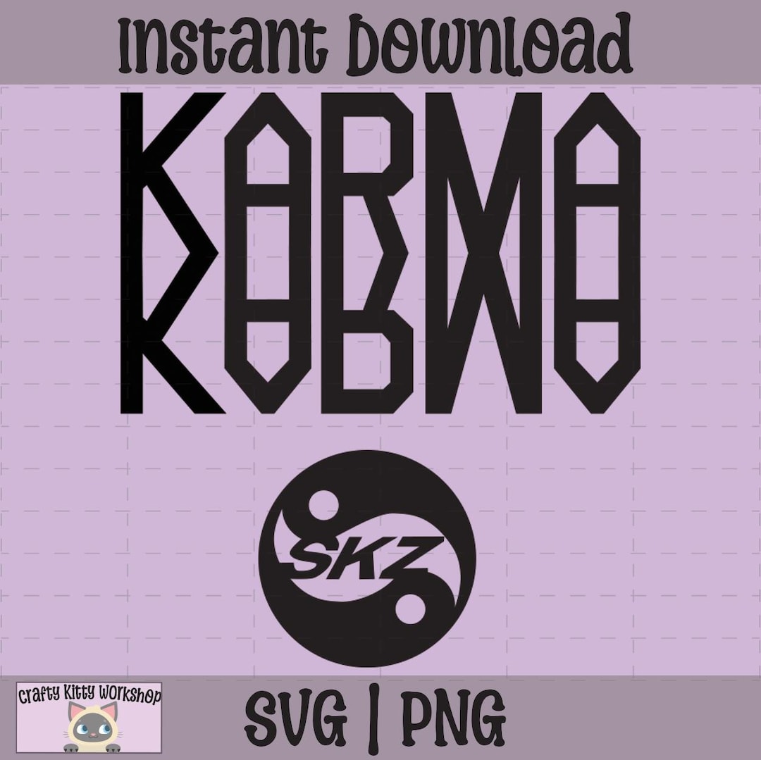 Stray Kids SKZ Karma SVG | Kpop Cricut Files (instant Download PNG) - Etsy