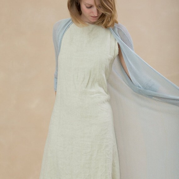floor length sheer cardigan