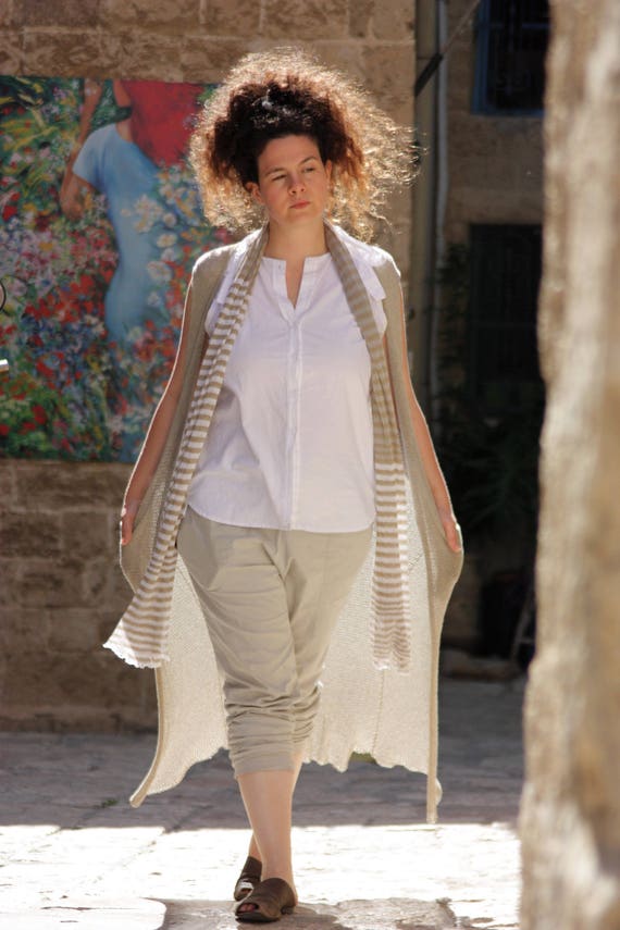 Open vest cardigan discount