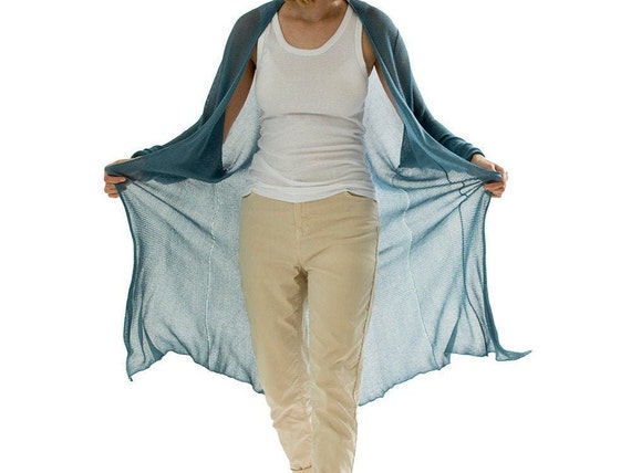 long flowing cardigan