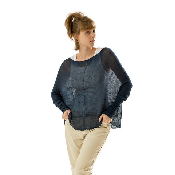 oversized knitted top