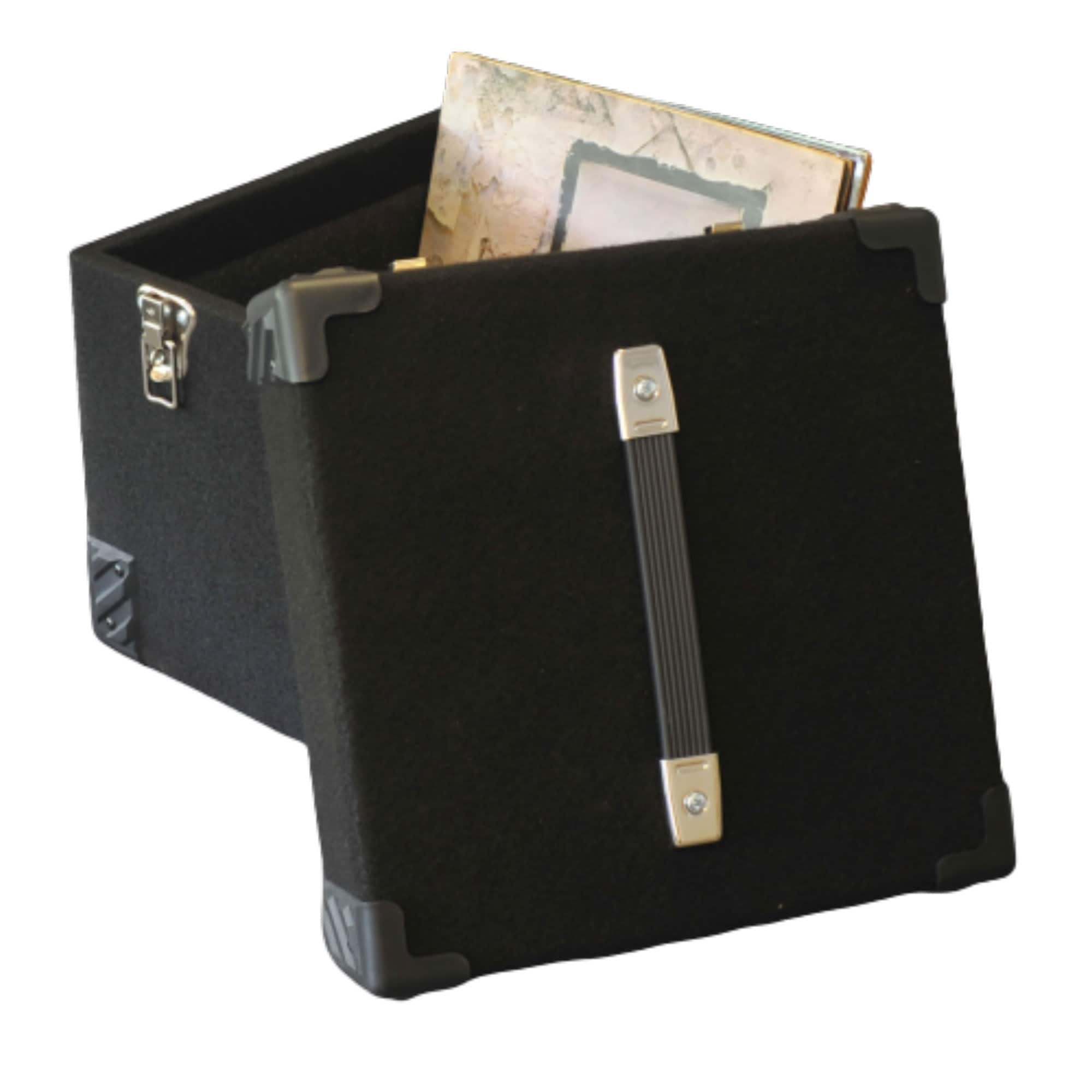 12 Vinyl Record Storage Box 12 Inch Sturdy Wooden Flight Etsy