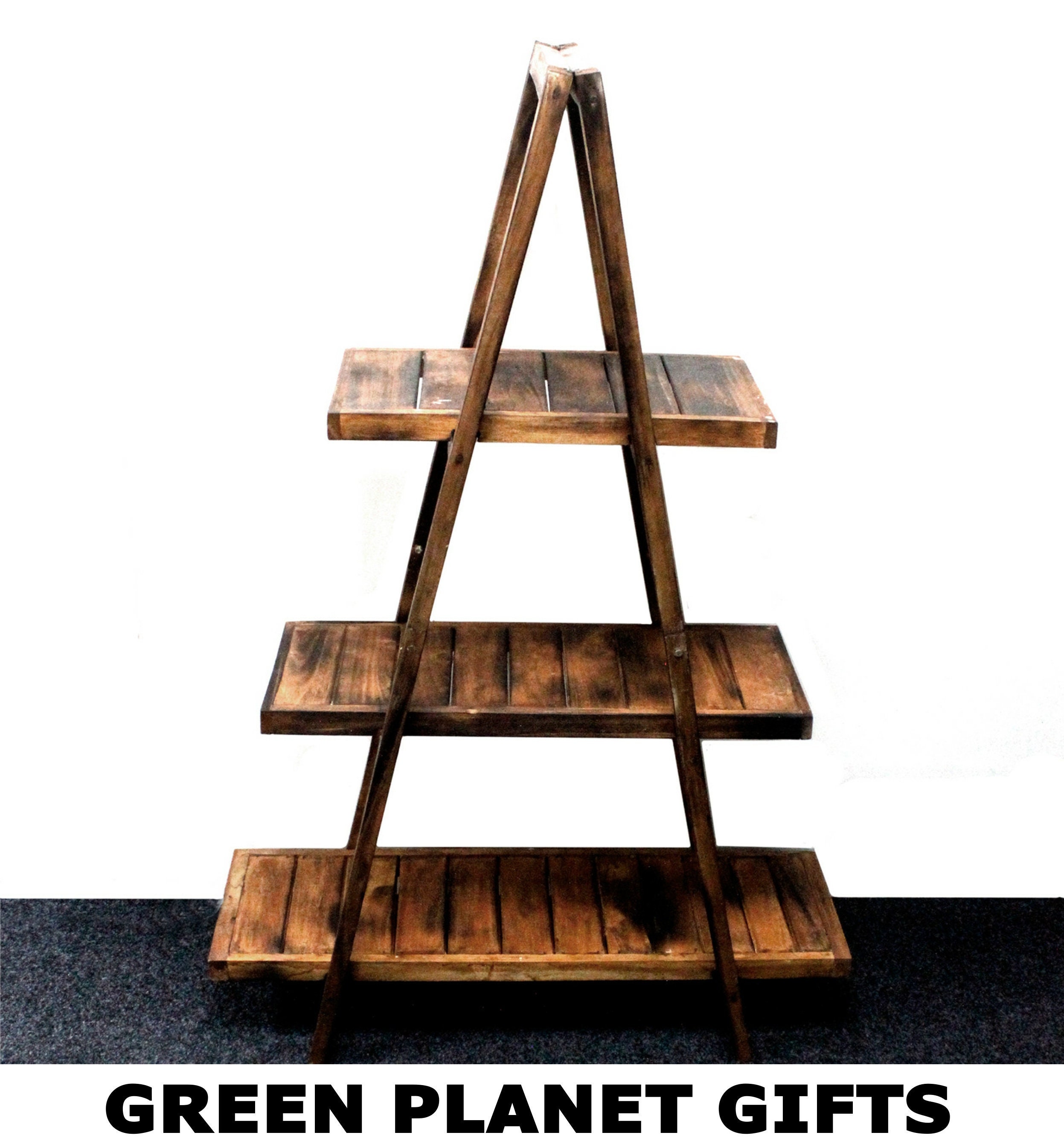 A Frame Shelving Unit Wooden Retail Display Shelving Etsy