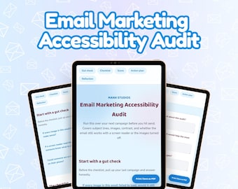 Vorlage für einen Barrierefreiheitstest im E-Mail-Marketing | interaktives HTML