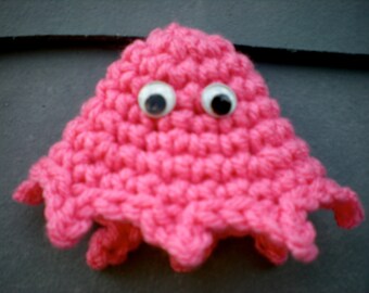 Crochet Dumbo Octopus Amigurumi Pink