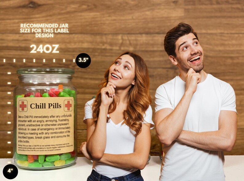 Funny Printable Gifts for Baby Shower Nanny Mom or Daycare Workers Chill Pill Gifts About Toddlers