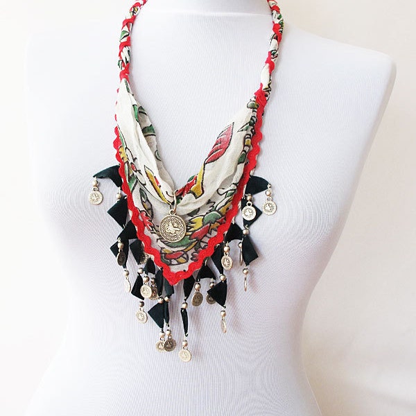 Collar Necklace-TURKISH yemeni- everyday  bohemian jewelry