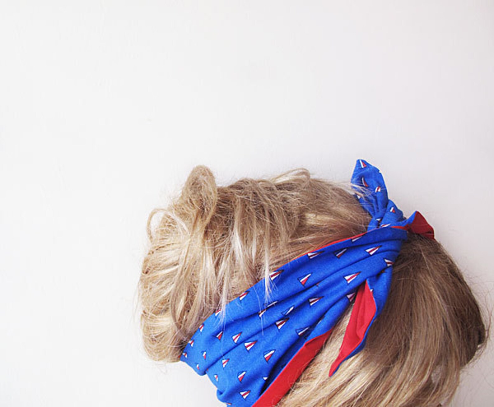 Blue Bow Hair Accessory - wide 7