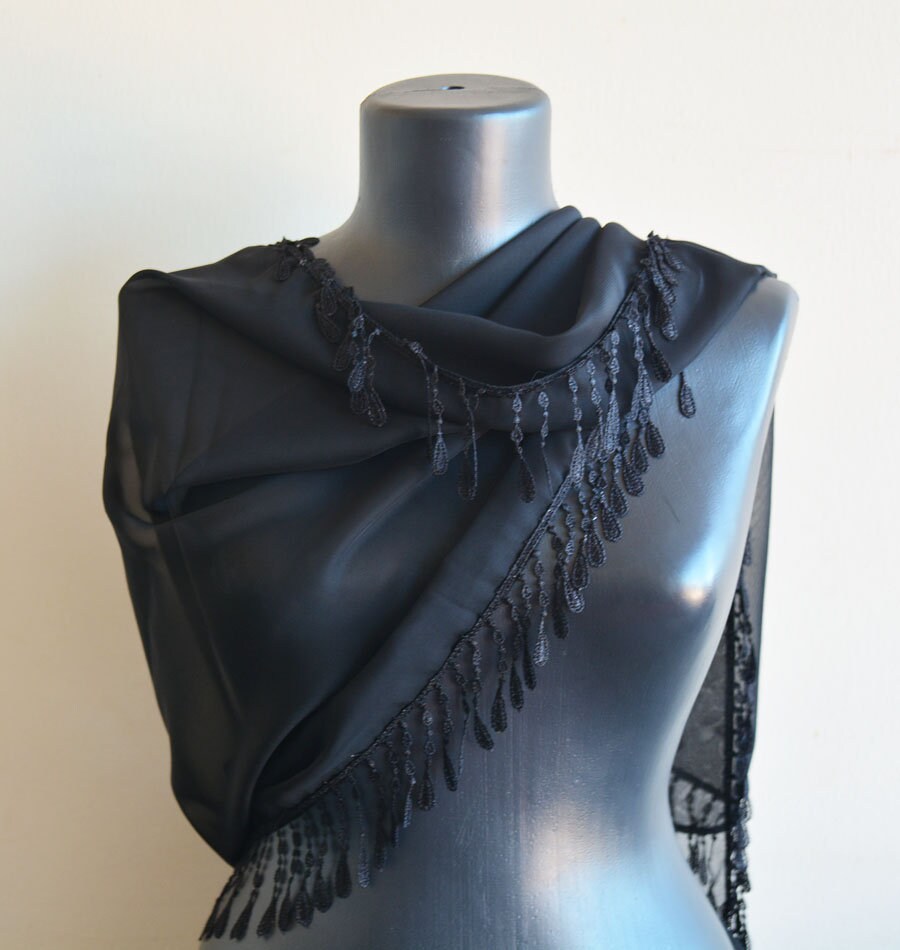 Proud & Deadly Chiffon Shawl