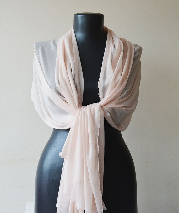 blush shawl wrap