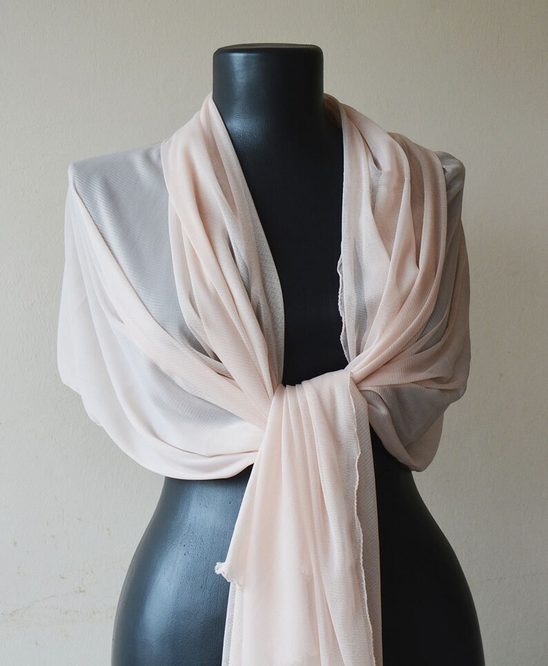 blush pink shawl for wedding