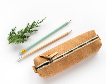 Cork pencil case / pencil pouch