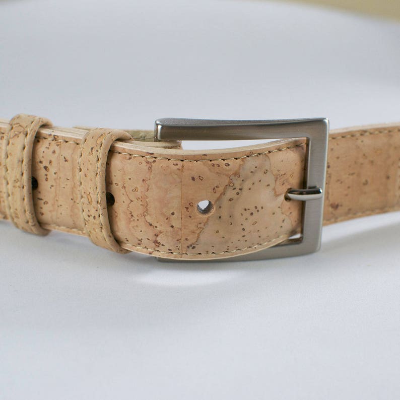 Cork belt Vegan belts for women peta approved Etsy
