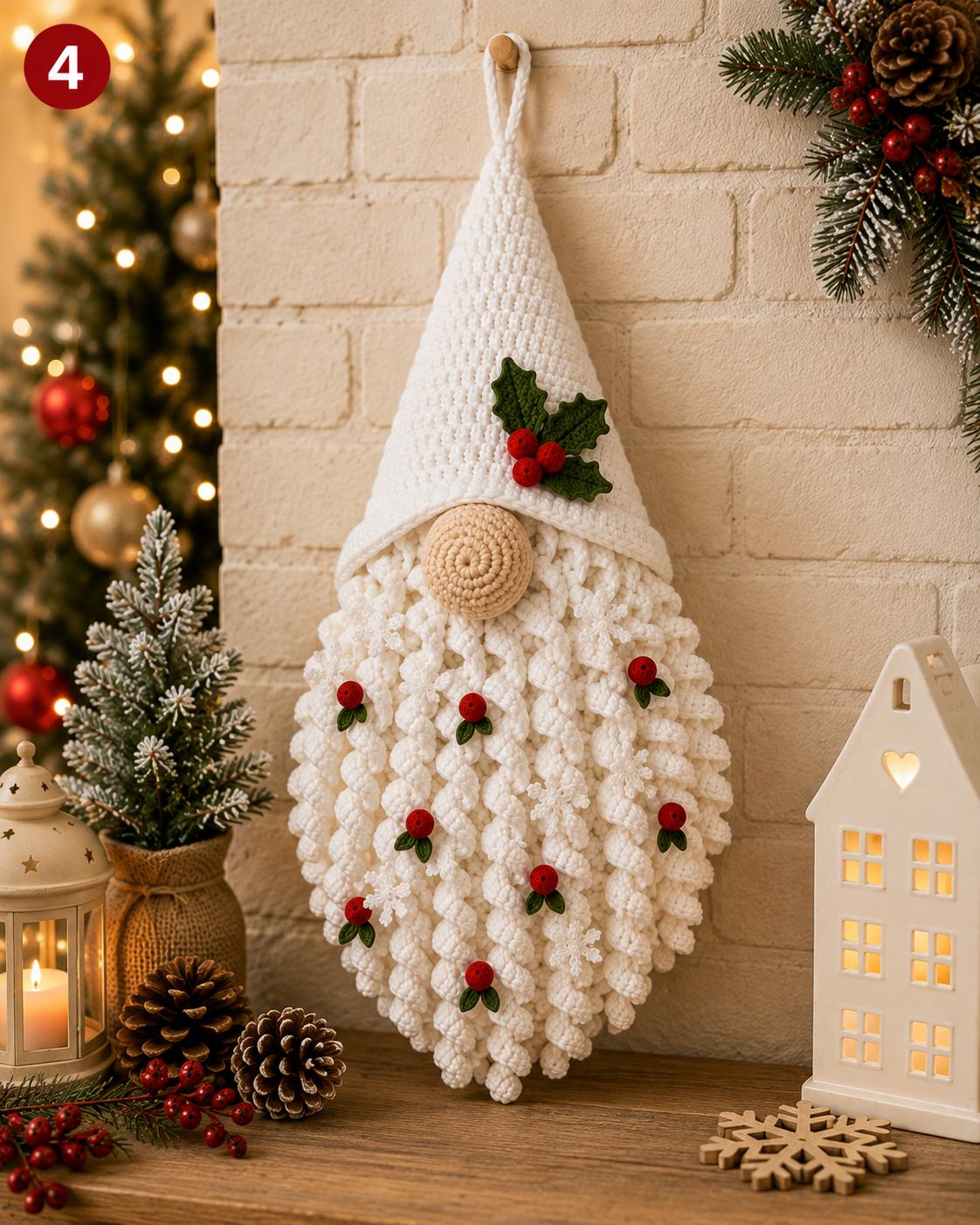 Hängende weihnachtsdeko