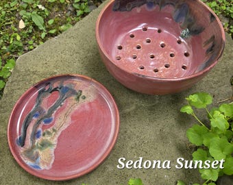 Berry Bowl (with Matching Drip Tray)