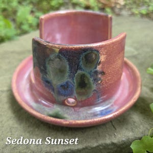 Pottery Sponge Holder Sedona Sunset