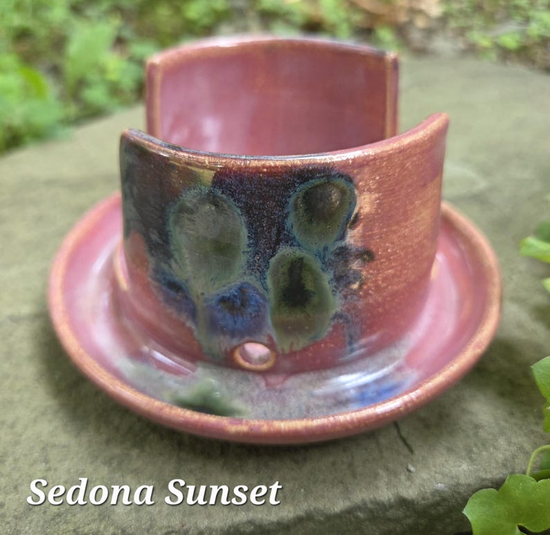 Pottery Sponge Holder Sedona Sunset