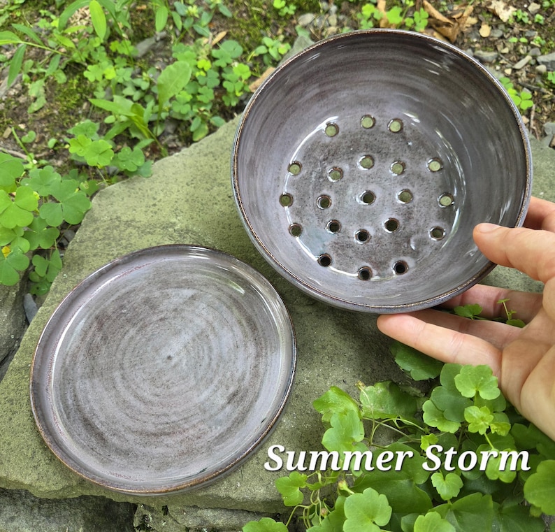 Berry Bowl (with Matching Drip Tray) image 3