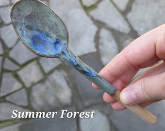 Handmade Ceramic Spoons, Pottery Spoons