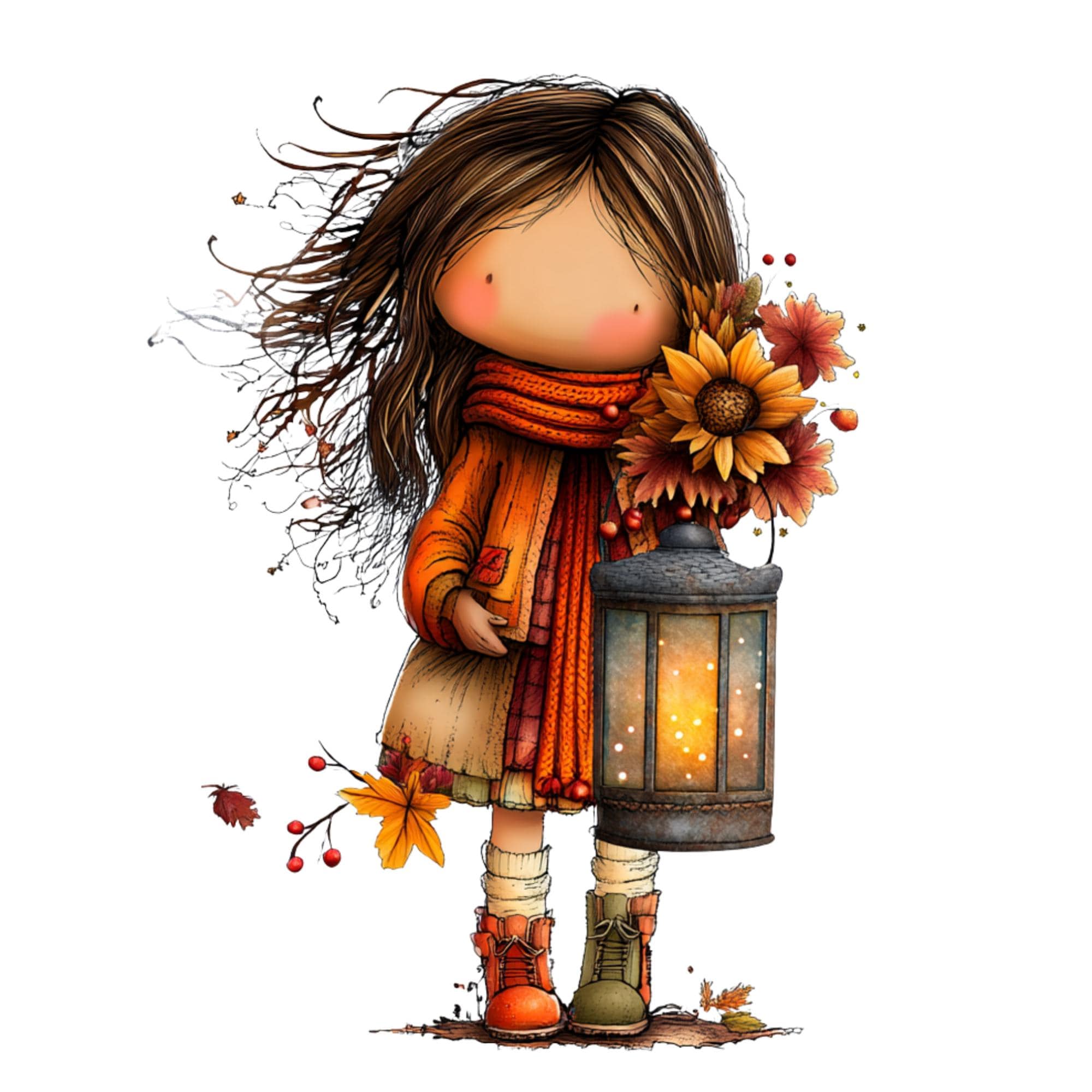 Autumn Girl - Etsy