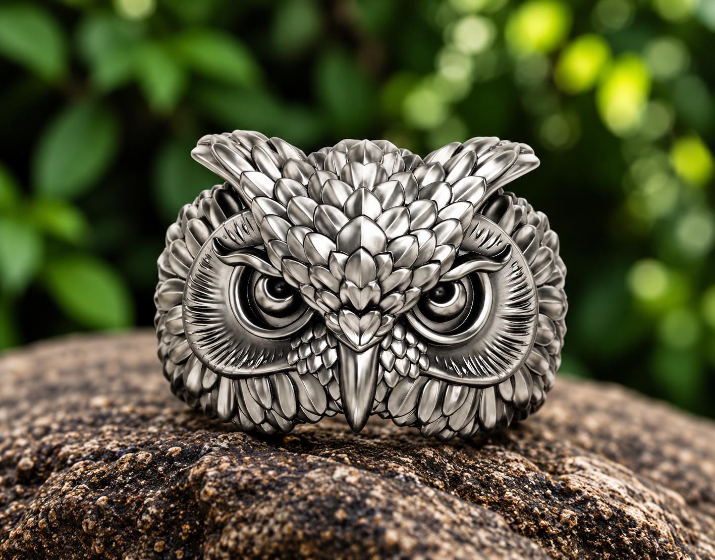 Silver Owl Rings For Man Silver Owl Ring Mens Signet Ring Unique Silver Rings For Man Pinky Ring Men