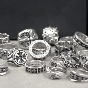 Chrome Hearts Ring Forever - Etsy