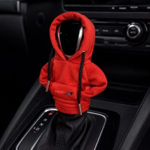 Mini Hoodie Gear Shift Knob Cover Car Interior Accessory Gear Lever Sleeve Auto Decor