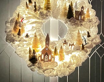 Silent night Holy Night Wreath