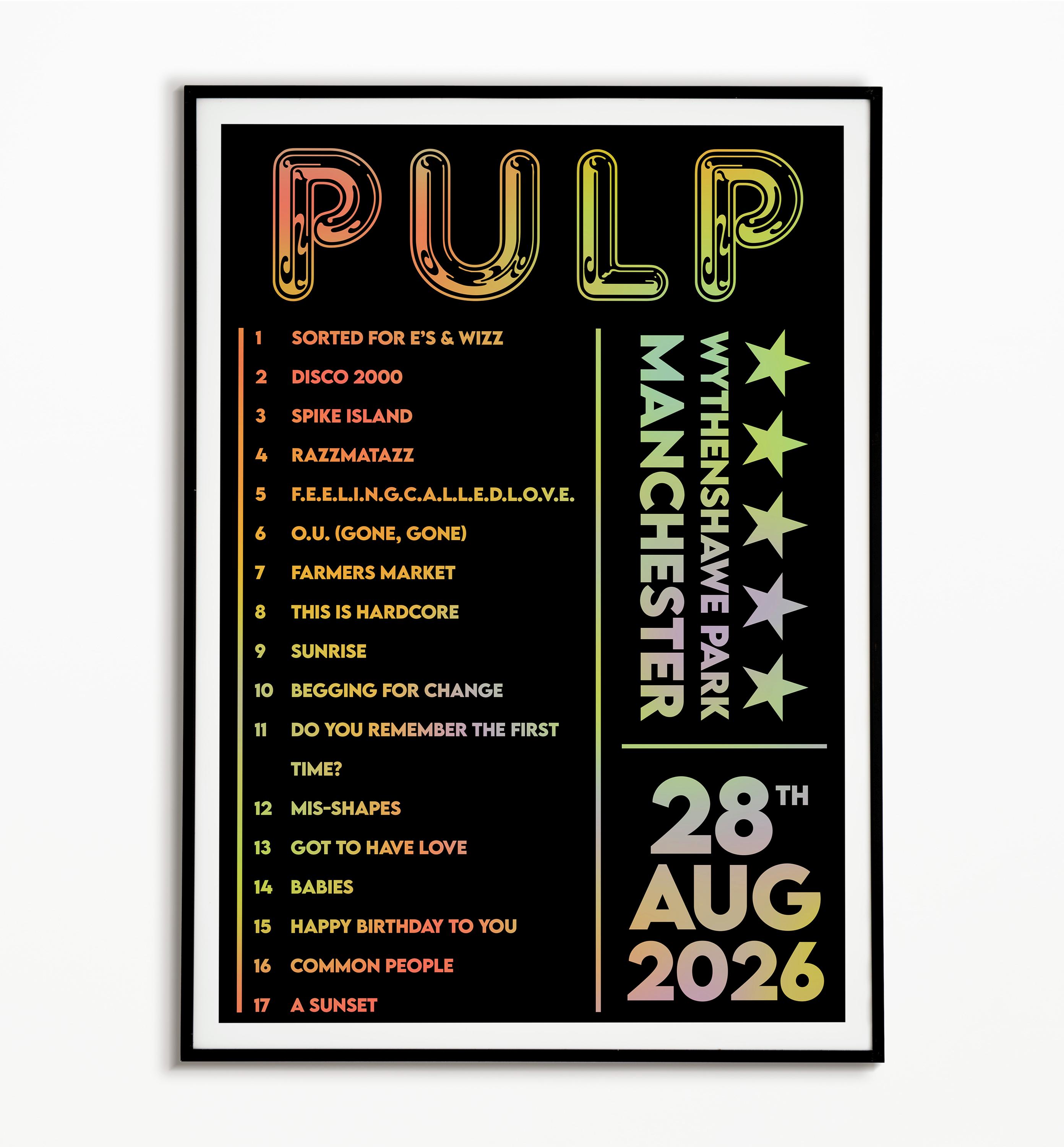 Pulp Disco 2000 Poster - Etsy