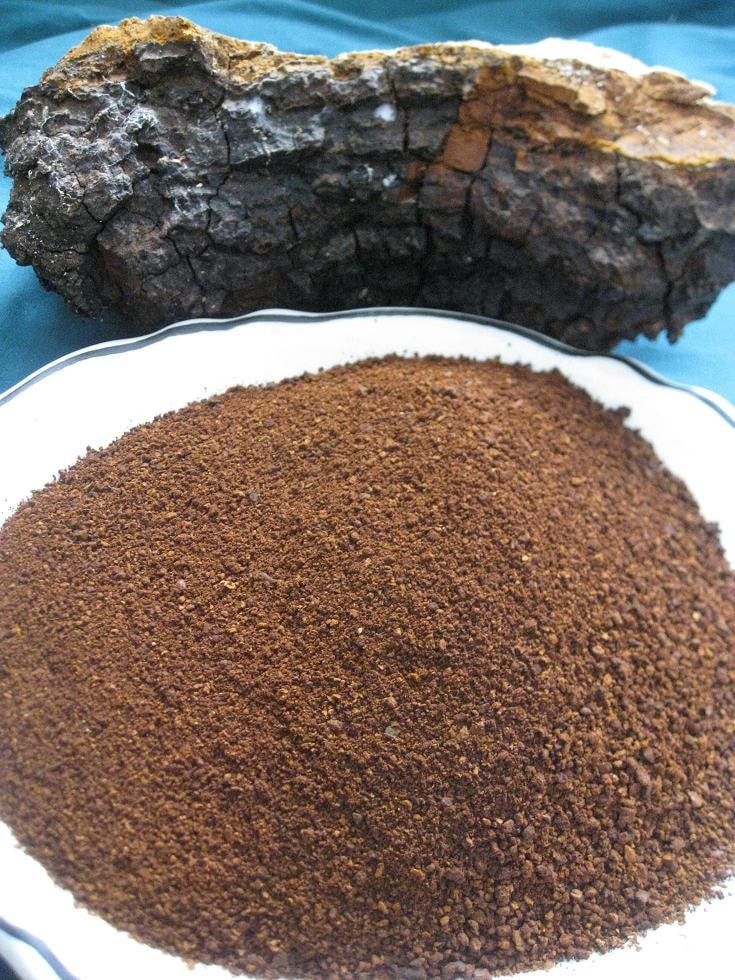 One Pound Chaga Mushroom Powder - High Potency - 100% USA Grown Wildc…