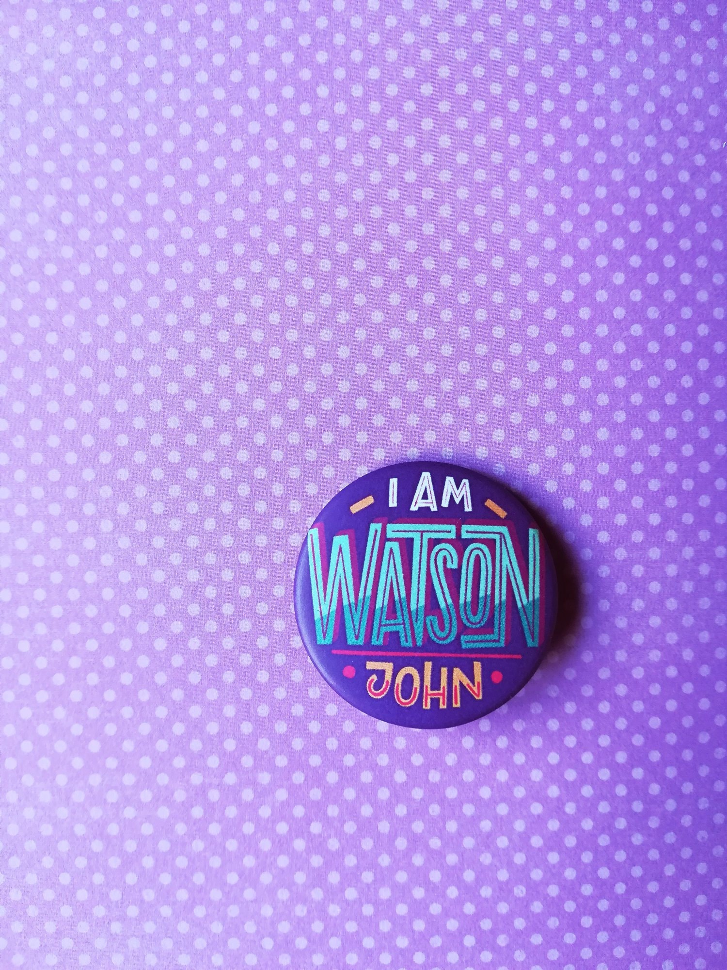 Sherlock Holmes Pin I Am John Watson Hand Lettering Etsy Sherlock Holmes Pin I Am John Watson Hand Lettering Etsy
