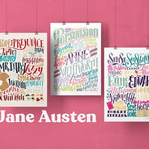 Jane Asuten super bundle: 6 posters with all her novels image 3