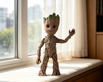 Action figure di Groot in scala 1:1, Baby Groot, personaggio da collezione del film, statua articolata, regalo per i fan