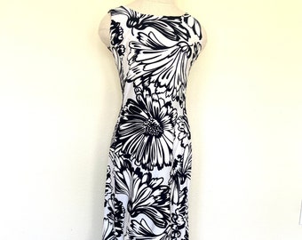 70&#39;s Alaron of California Hawaiian Style Maxi Dress - Size 2/4