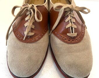 Brown Saddle Shoes - Etsy