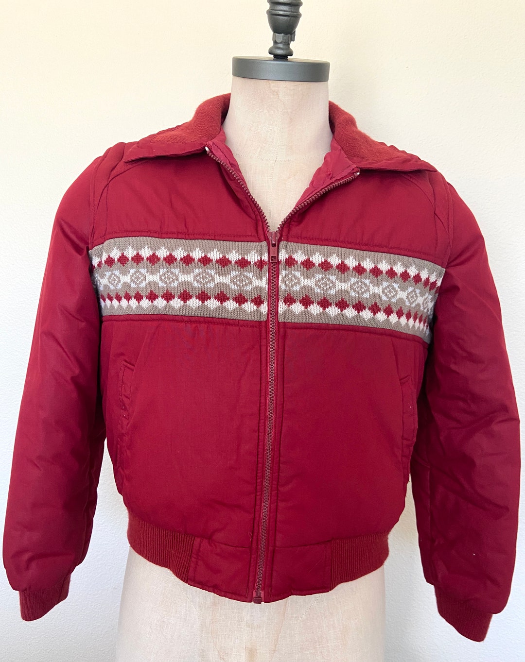80's Jcpenney Ski Vest & Jacket Size Medium - Etsy