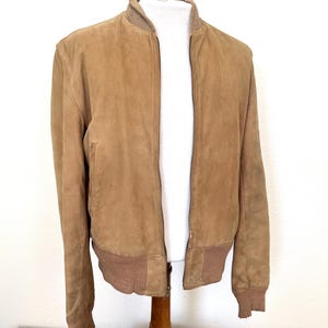 Men's Vintage 1950's Suede Jacket - Etsy