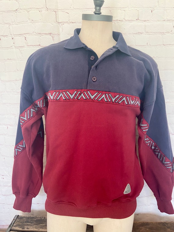 90s Antigua Mens Pullover Sweatshirt - Large