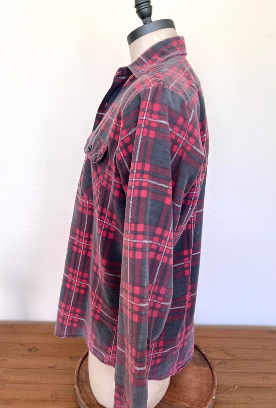 60's Fieldmaster - Flannel Long Sleeve Shirt - Se… - image 3