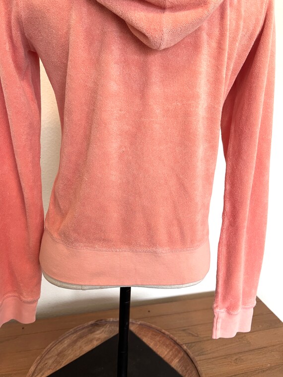 Retro Juicy Couture Terry Tangerine Zip Up Hoodie… - image 6