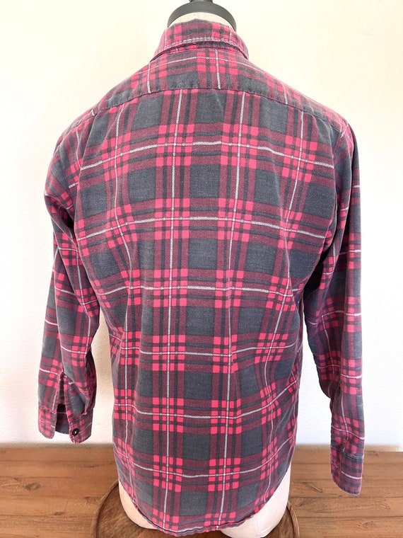 60's Fieldmaster - Flannel Long Sleeve Shirt - Se… - image 4